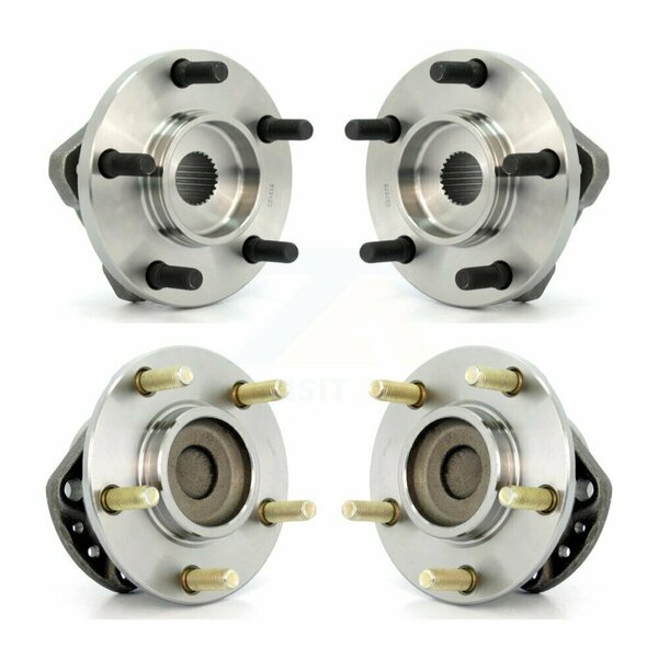 Kugel Front Rear Wheel Bearing Hub Assembly Kit For Chrysler Dodge Town & Country Grand Caravan K70-101181